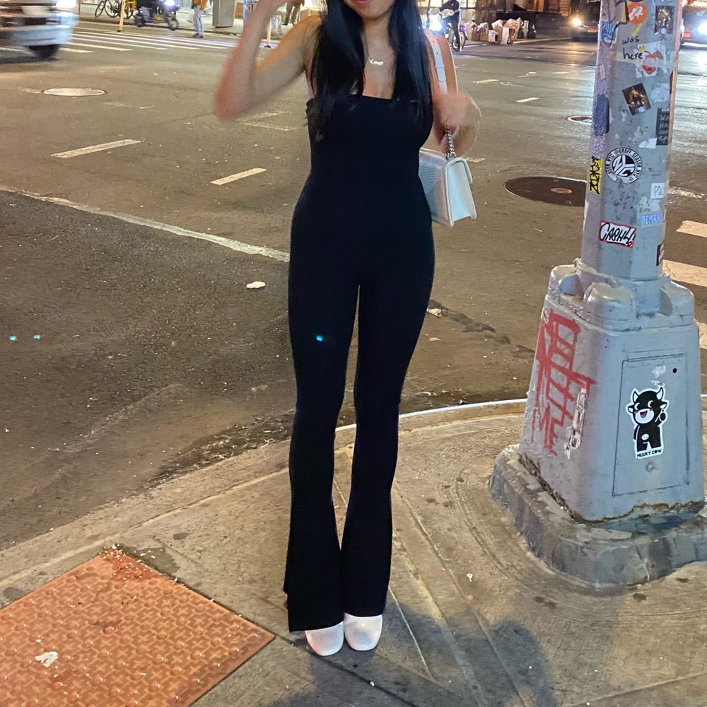 black bodysuit